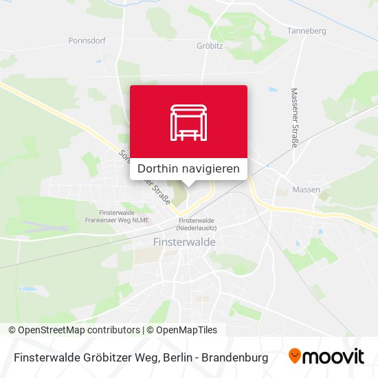 Finsterwalde Gröbitzer Weg Karte