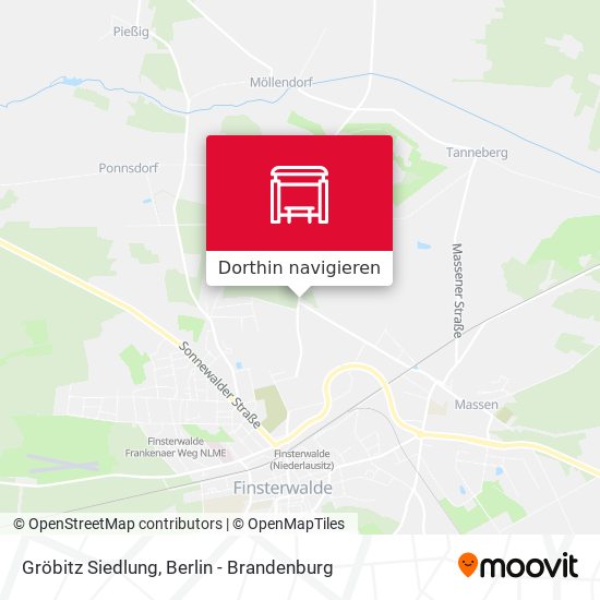 Gröbitz Siedlung Karte