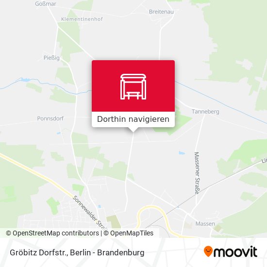 Gröbitz Dorfstr. Karte