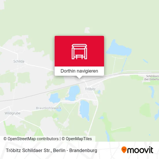Tröbitz Schildaer Str. Karte