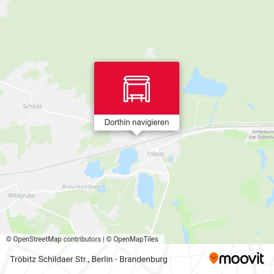 Tröbitz Schildaer Str. Karte