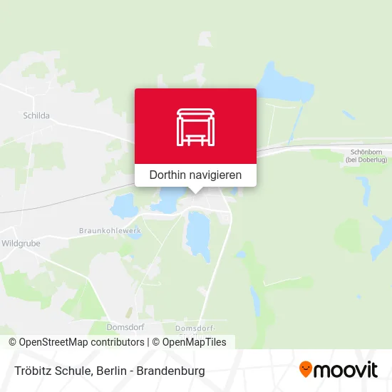 Tröbitz Schule Karte