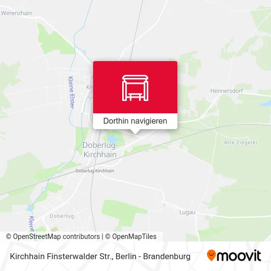 Kirchhain Finsterwalder Str. Karte