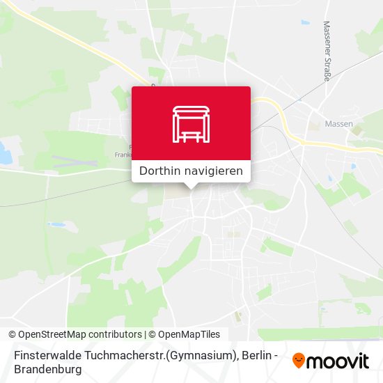 Finsterwalde Tuchmacherstr.(Gymnasium) Karte