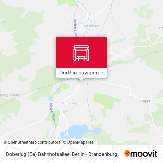 Doberlug (Ee) Bahnhofsallee Karte