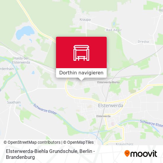 Elsterwerda-Biehla Grundschule Karte