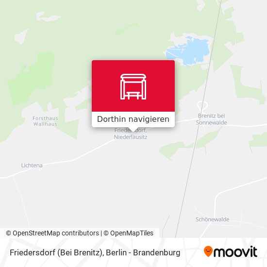 Friedersdorf (Bei Brenitz) Karte