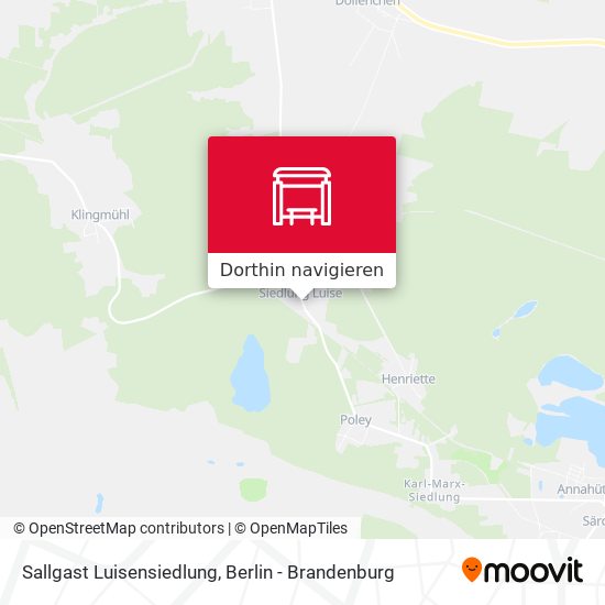 Sallgast Luisensiedlung Karte