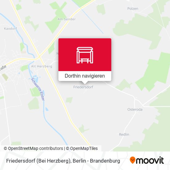 Friedersdorf (Bei Herzberg) Karte