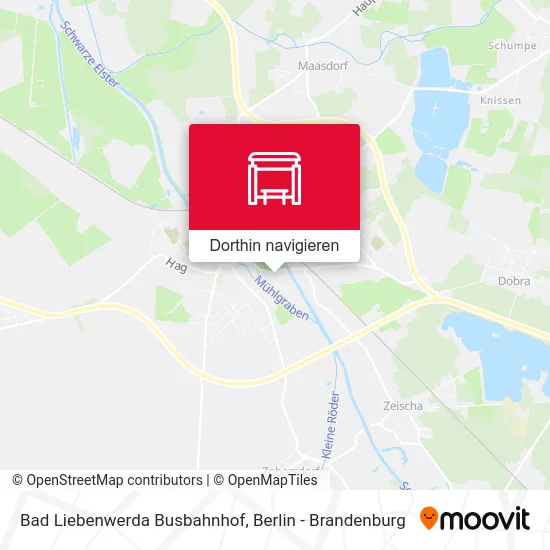 Bad Liebenwerda Busbahnhof Karte