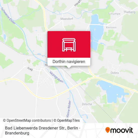 Bad Liebenwerda Dresdener Str. Karte