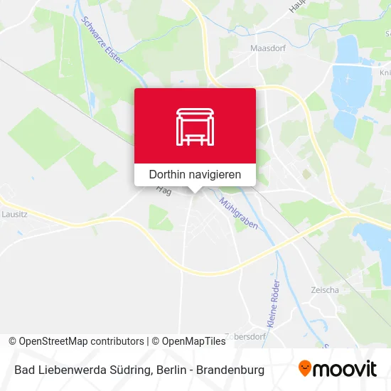 Bad Liebenwerda Südring Karte
