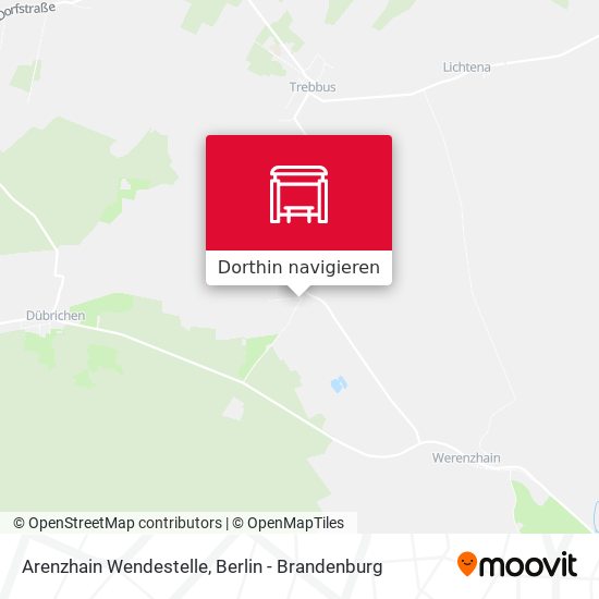 Arenzhain Wendestelle Karte