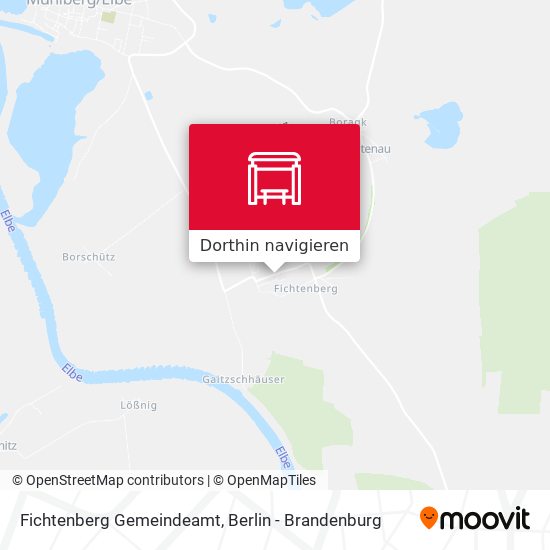 Fichtenberg Gemeindeamt Karte