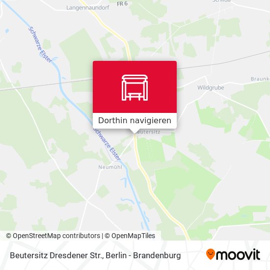 Beutersitz Dresdener Str. Karte