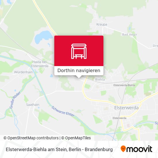 Elsterwerda-Biehla am Stein Karte