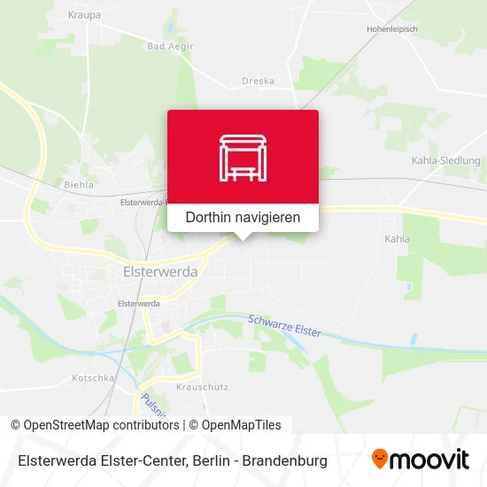 Elsterwerda Elster-Center Karte