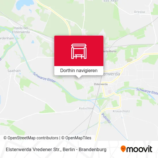 Elsterwerda Vredener Str. Karte