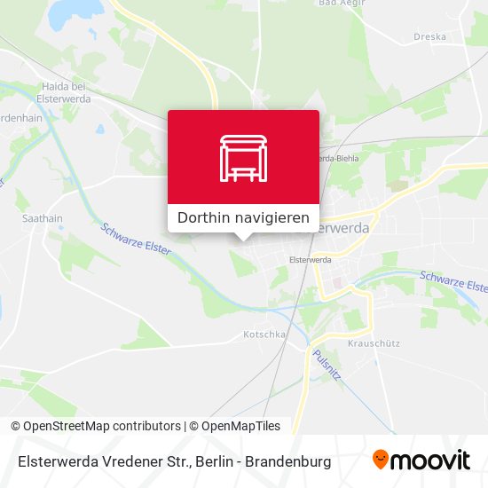 Elsterwerda Vredener Str. Karte