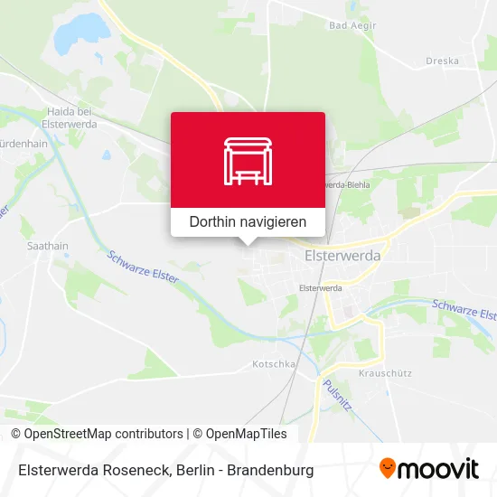 Elsterwerda Roseneck Karte