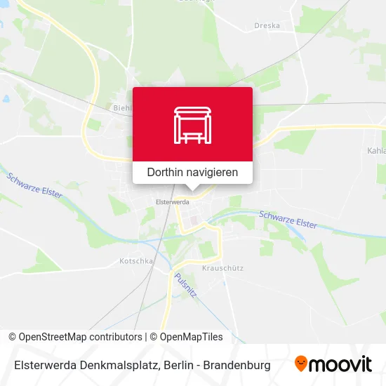 Elsterwerda Denkmalsplatz Karte