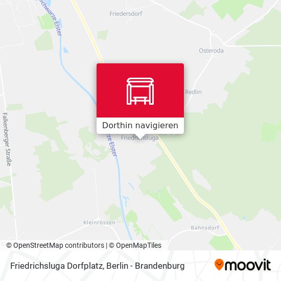 Friedrichsluga Dorfplatz Karte
