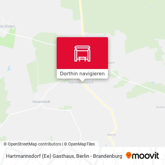 Hartmannsdorf (Ee) Gasthaus Karte