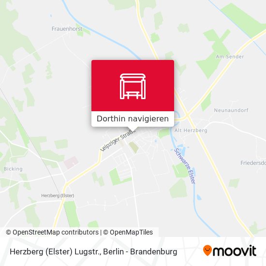 Herzberg (Elster) Lugstr. Karte