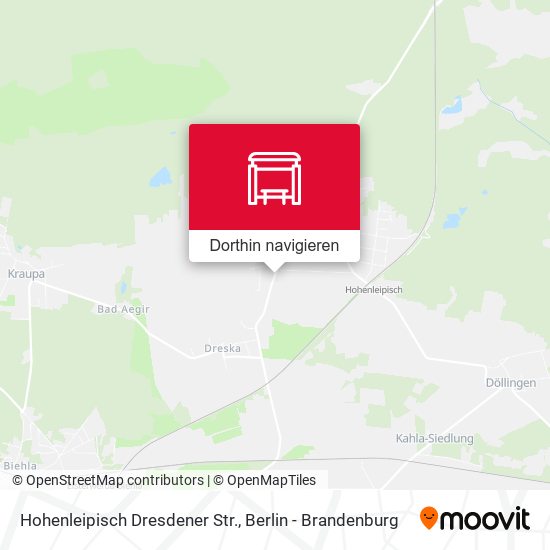 Hohenleipisch Dresdener Str. Karte