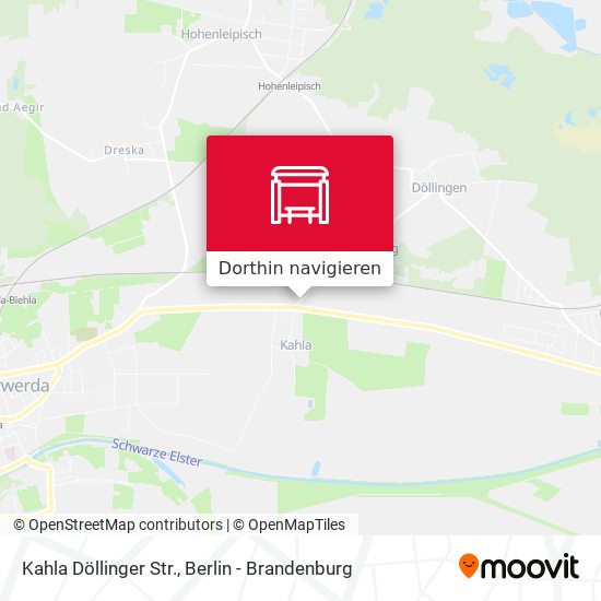 Kahla Döllinger Str. Karte