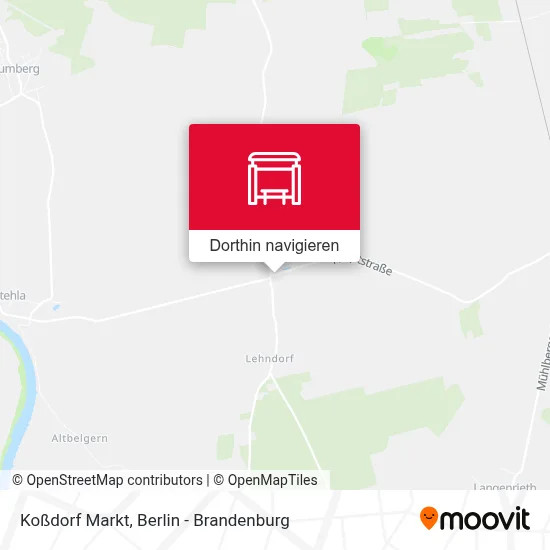 Koßdorf Markt Karte