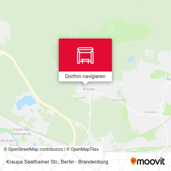 Kraupa Saathainer Str. Karte
