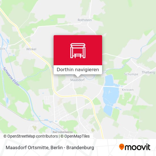 Maasdorf Ortsmitte Karte