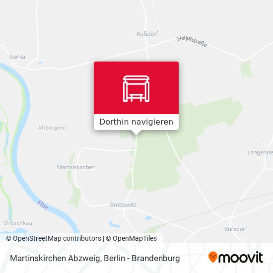 Martinskirchen Abzweig Karte