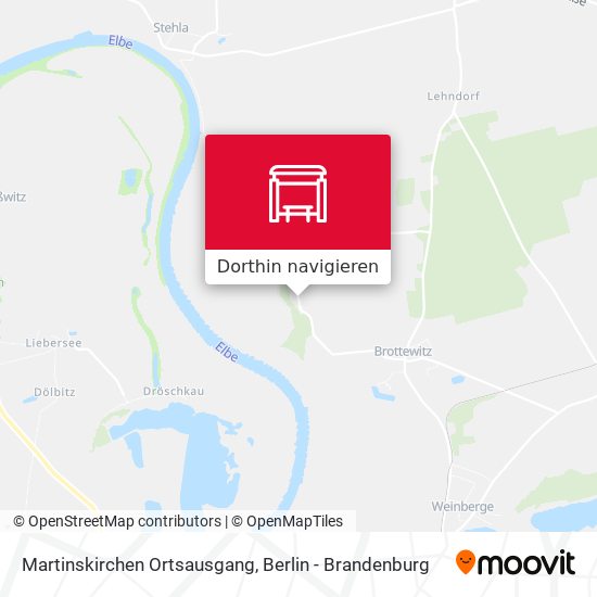 Martinskirchen Ortsausgang Karte