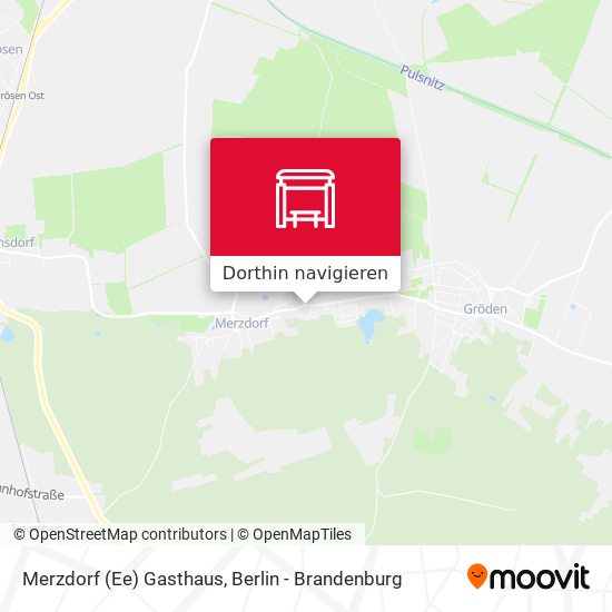 Merzdorf (Ee) Gasthaus Karte