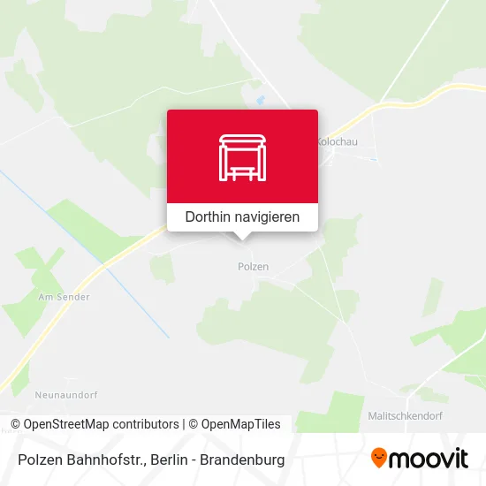 Polzen Bahnhofstr. Karte