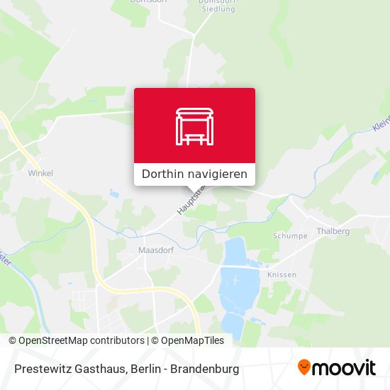 Prestewitz Gasthaus Karte