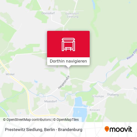 Prestewitz Siedlung Karte