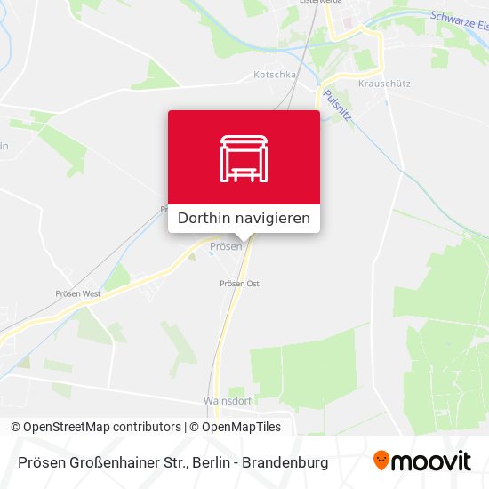 Prösen Großenhainer Str. Karte