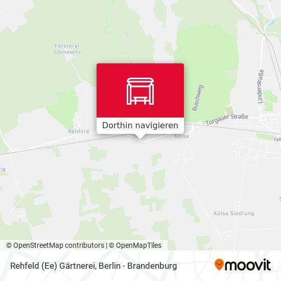 Rehfeld (Ee) Gärtnerei Karte