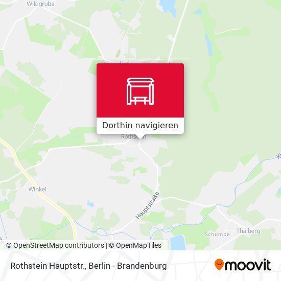 Rothstein Hauptstr. Karte