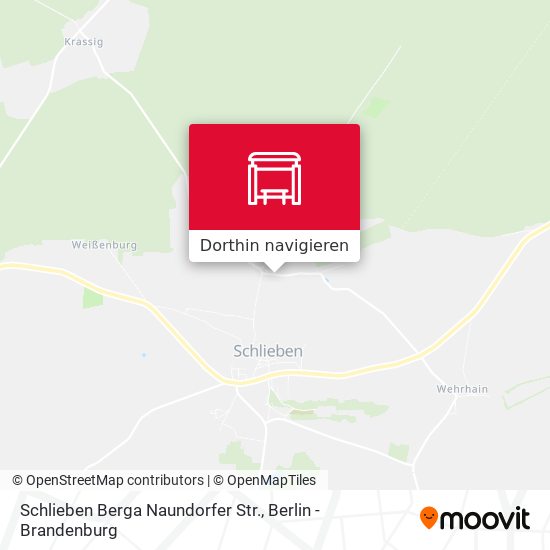 Schlieben Berga Naundorfer Str. Karte