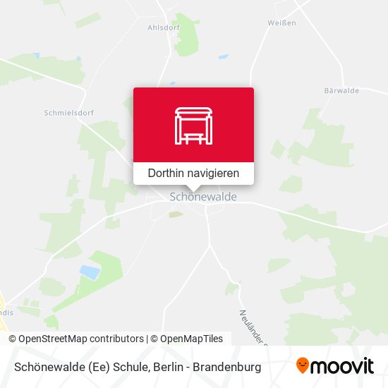 Schönewalde (Ee) Schule Karte