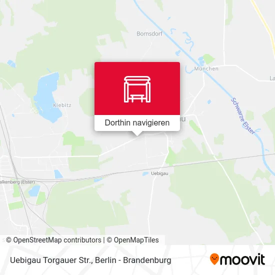 Uebigau Torgauer Str. Karte