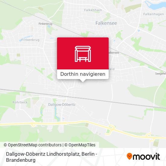 Dallgow-Döberitz Lindhorstplatz Karte
