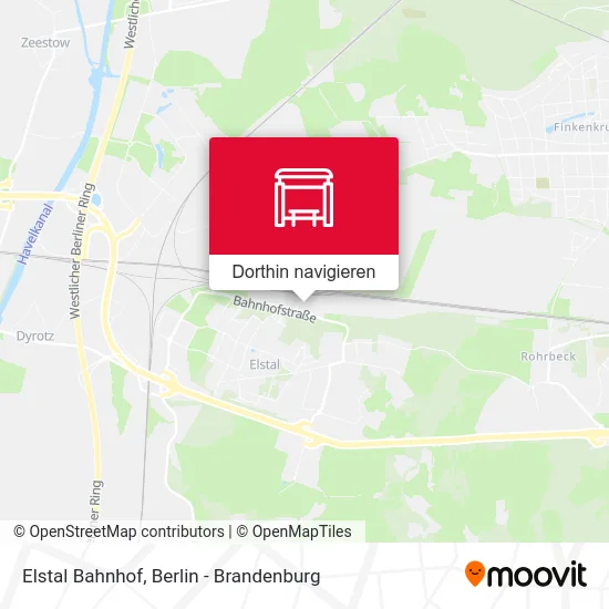 Elstal Bahnhof Karte