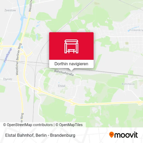 Elstal Bahnhof Karte