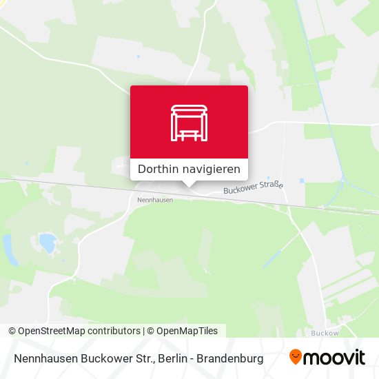 Nennhausen Buckower Str. Karte
