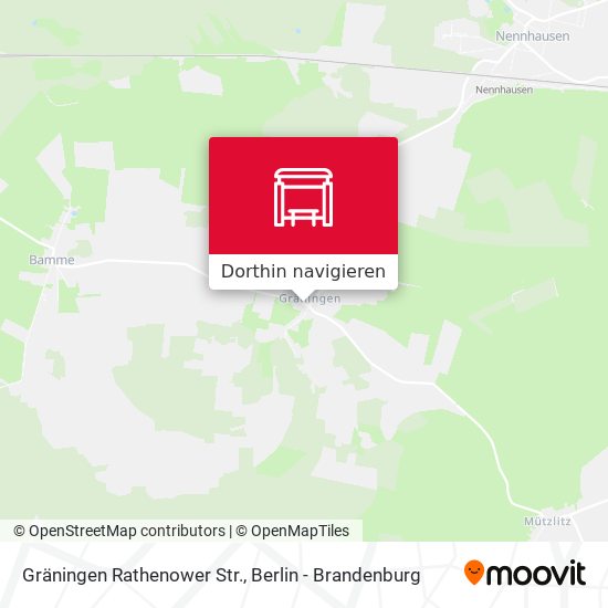 Gräningen Rathenower Str. Karte